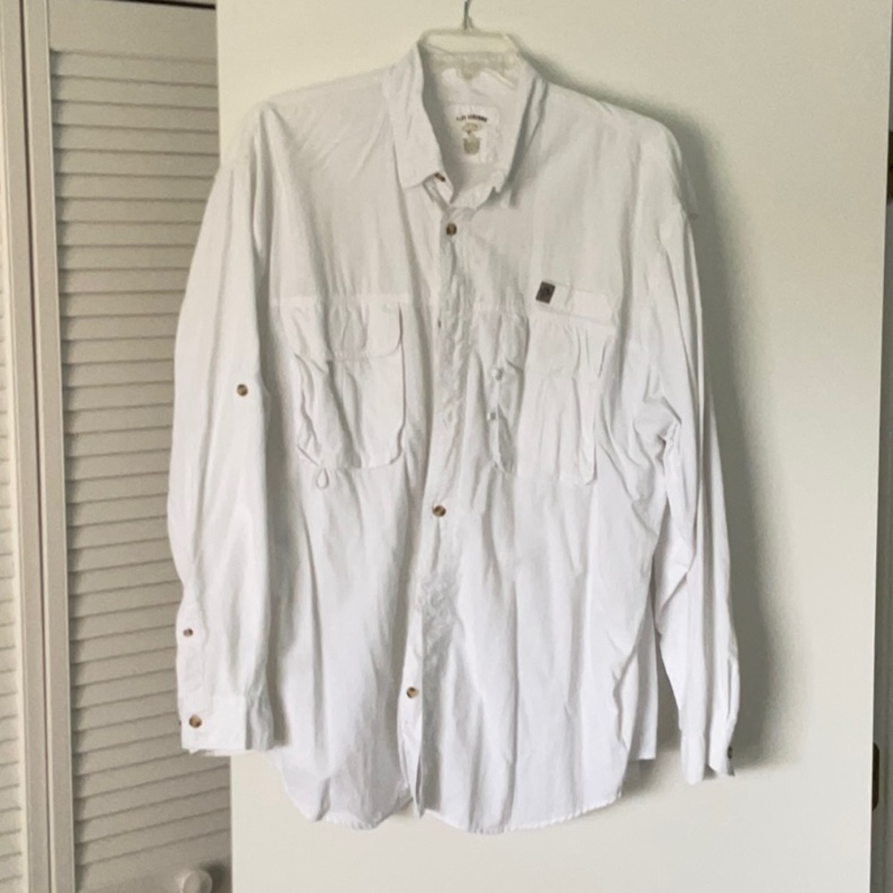Reel Legends Men's Castaway LS Button Up Shirt